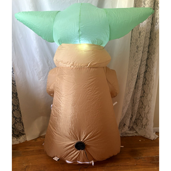 Christmas Star Wars 3.5' Baby Yoda AIRBLOWN Inflatable Grogu Stocking Frog - Picture 3 of 9